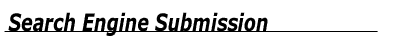 Search Engine Submission